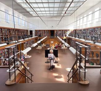 Linoleum på Frederiksberg Bibliotek