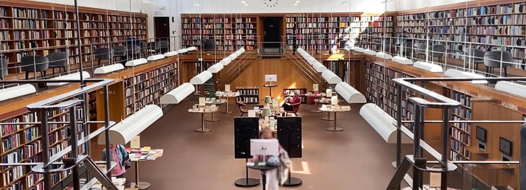 Linoleum på Frederiksberg Bibliotek