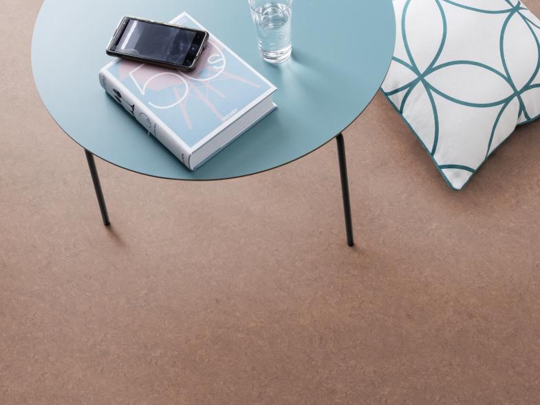 Lino Marmorette Dark Brown