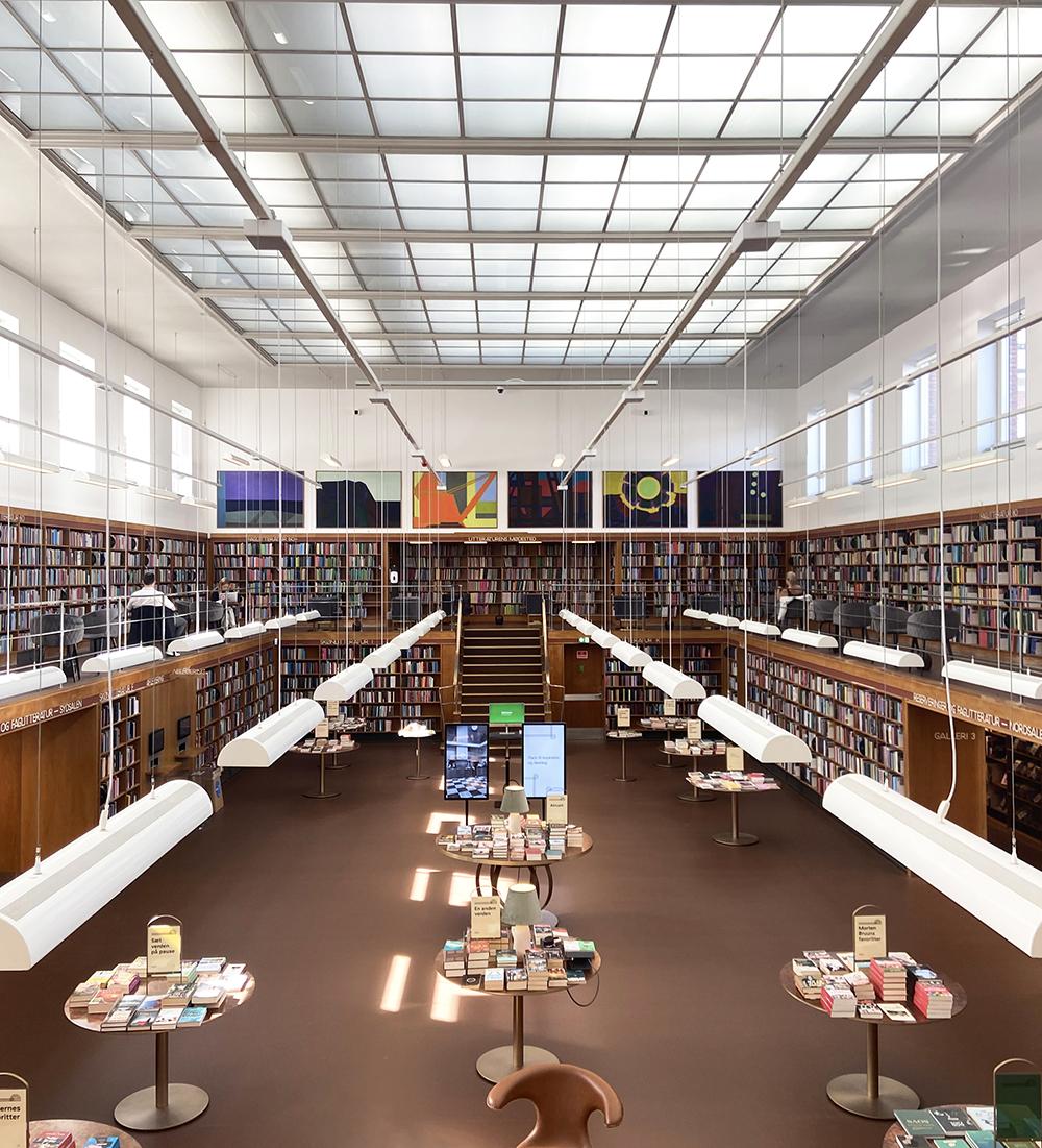 Linoleum på Frederiksberg Bibliotek